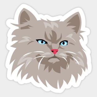 Angry Cat Sticker